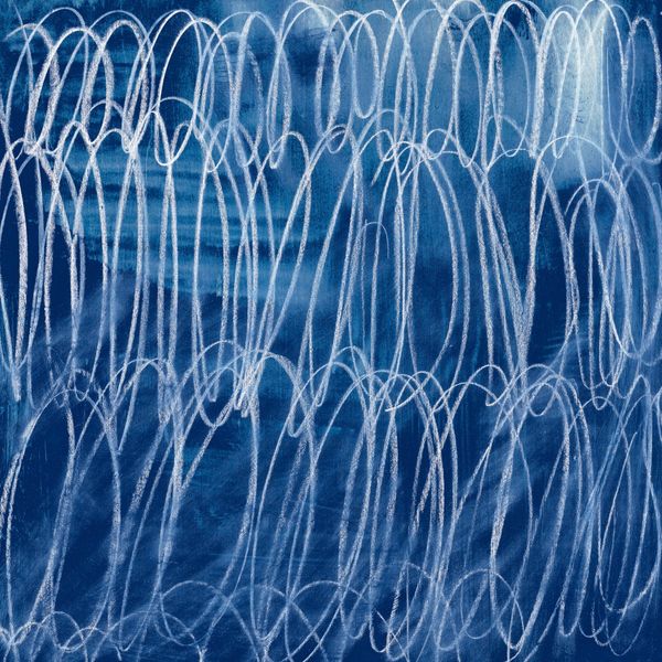 Blue Scribbles