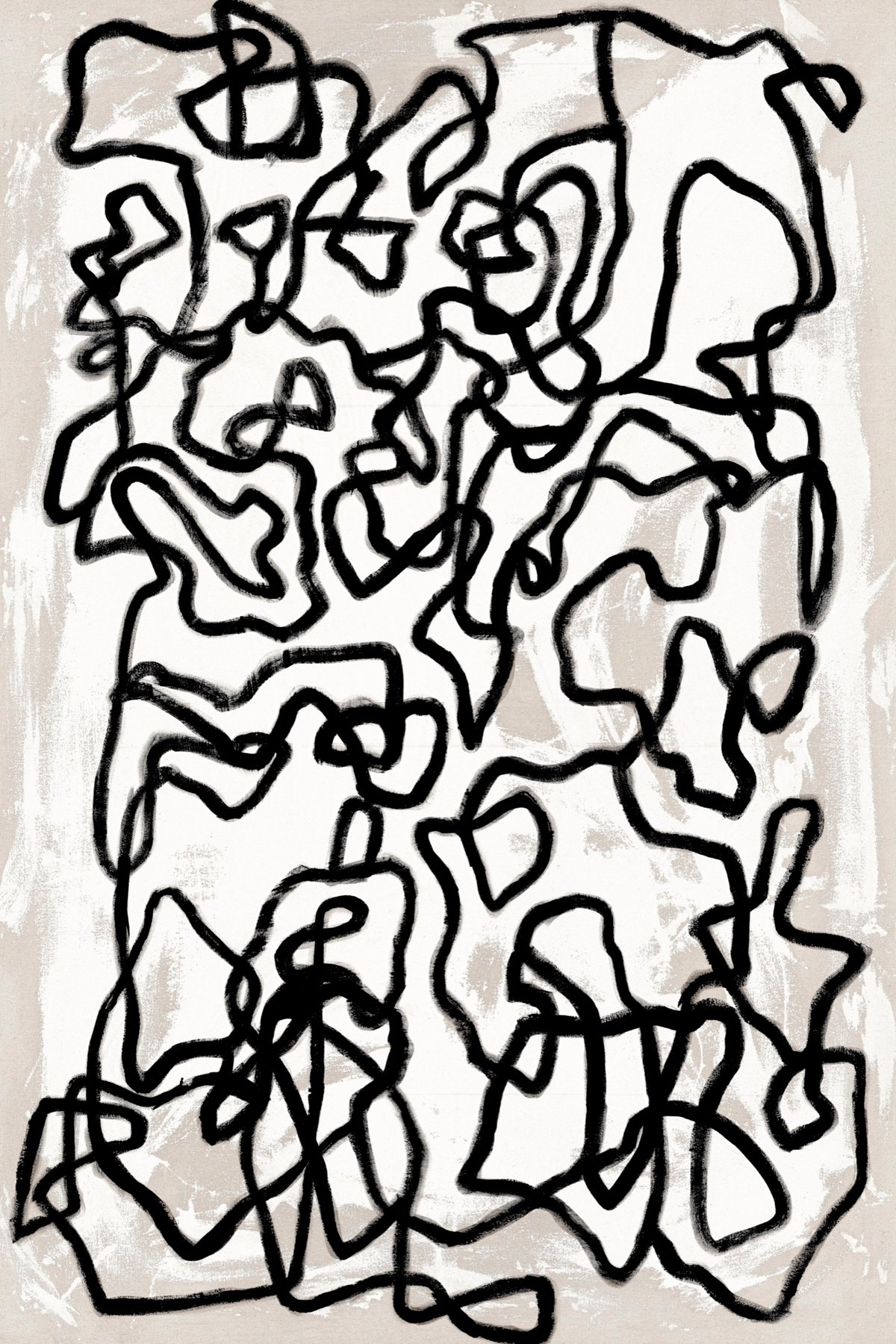 Black And White Scribbles