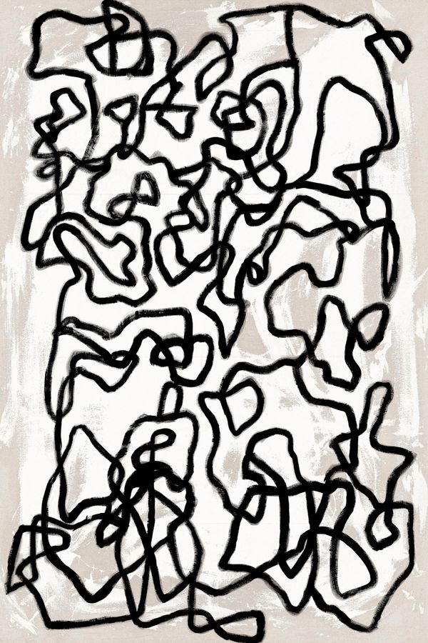 Black And White Scribbles