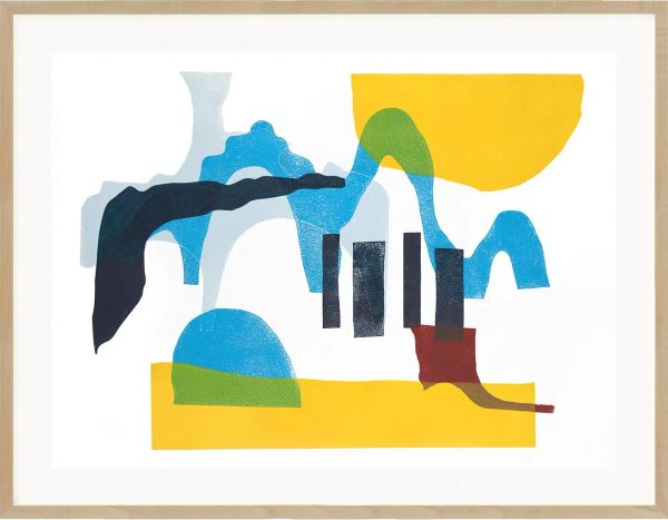 Linocut Landscape I