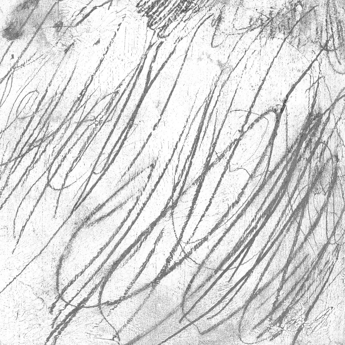 White On Grey Scribbles II