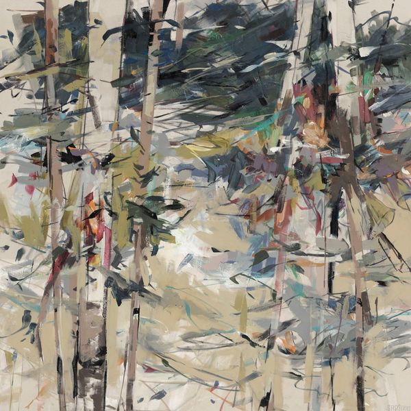 June Saplings Framed By Youk River