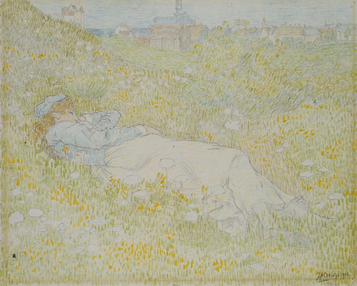 Reclining Woman In The Dunes