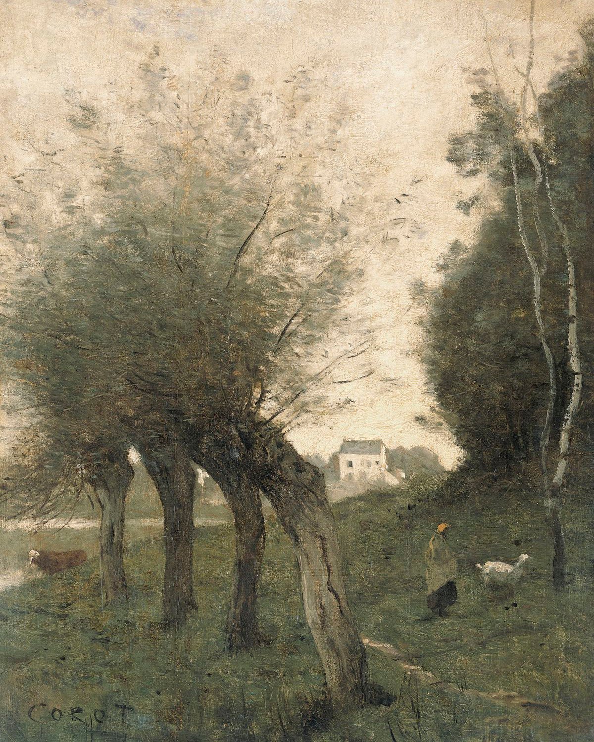 Landscape With Pollard Willow