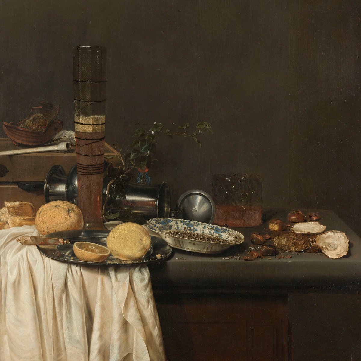 Still Life With A Tall Beer Glass