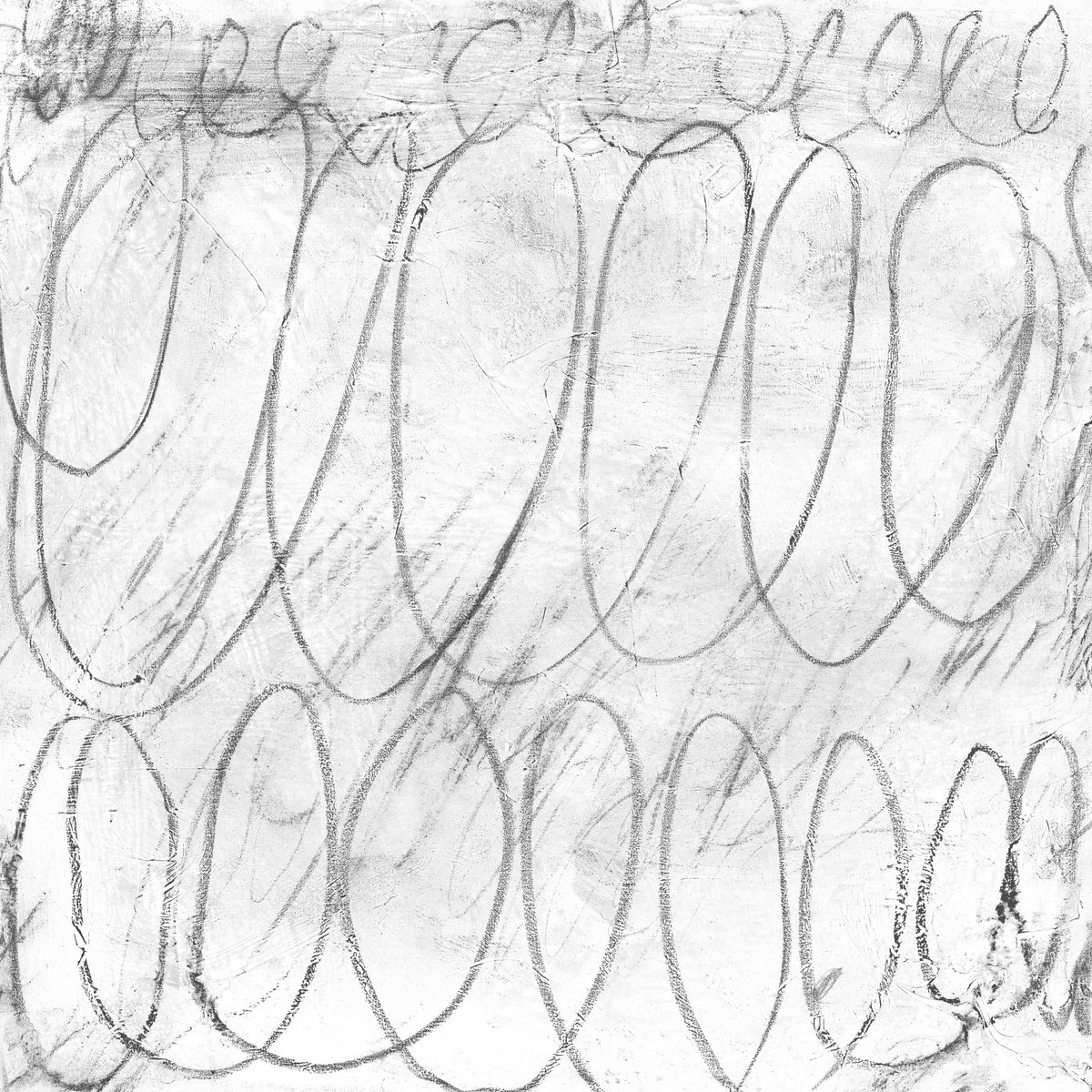 Grey On White Scribbles V