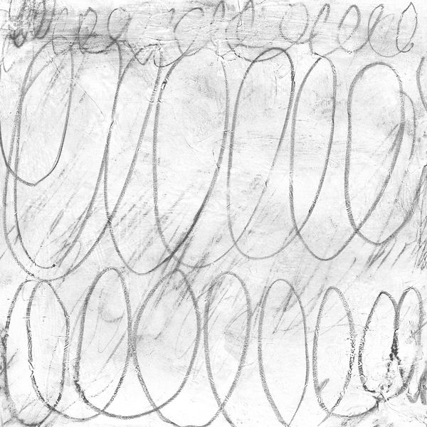 Grey On White Scribbles V